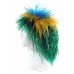 Flag-004~Brazil Curly Mullet Wig